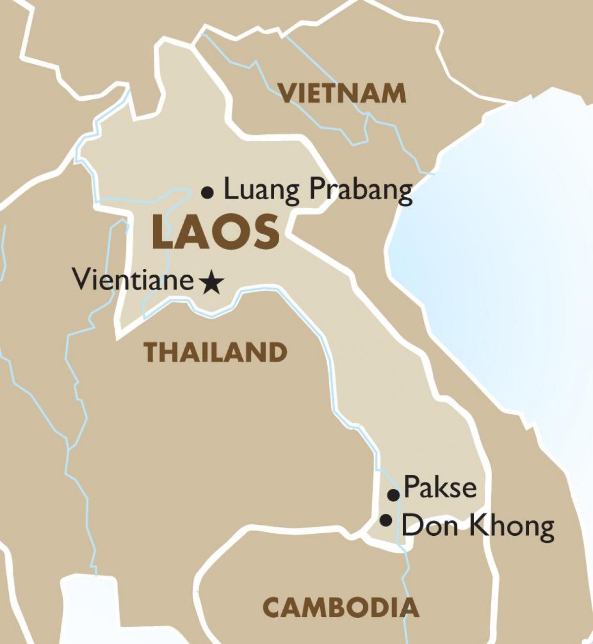 Karte kapitāla laosas 