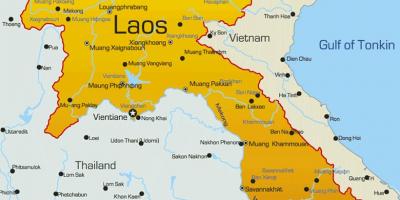 Laosa kartē